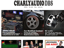 Tablet Screenshot of charlyaudiodbs.com